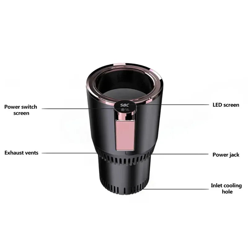 Smart Car Cup Holder - 12V